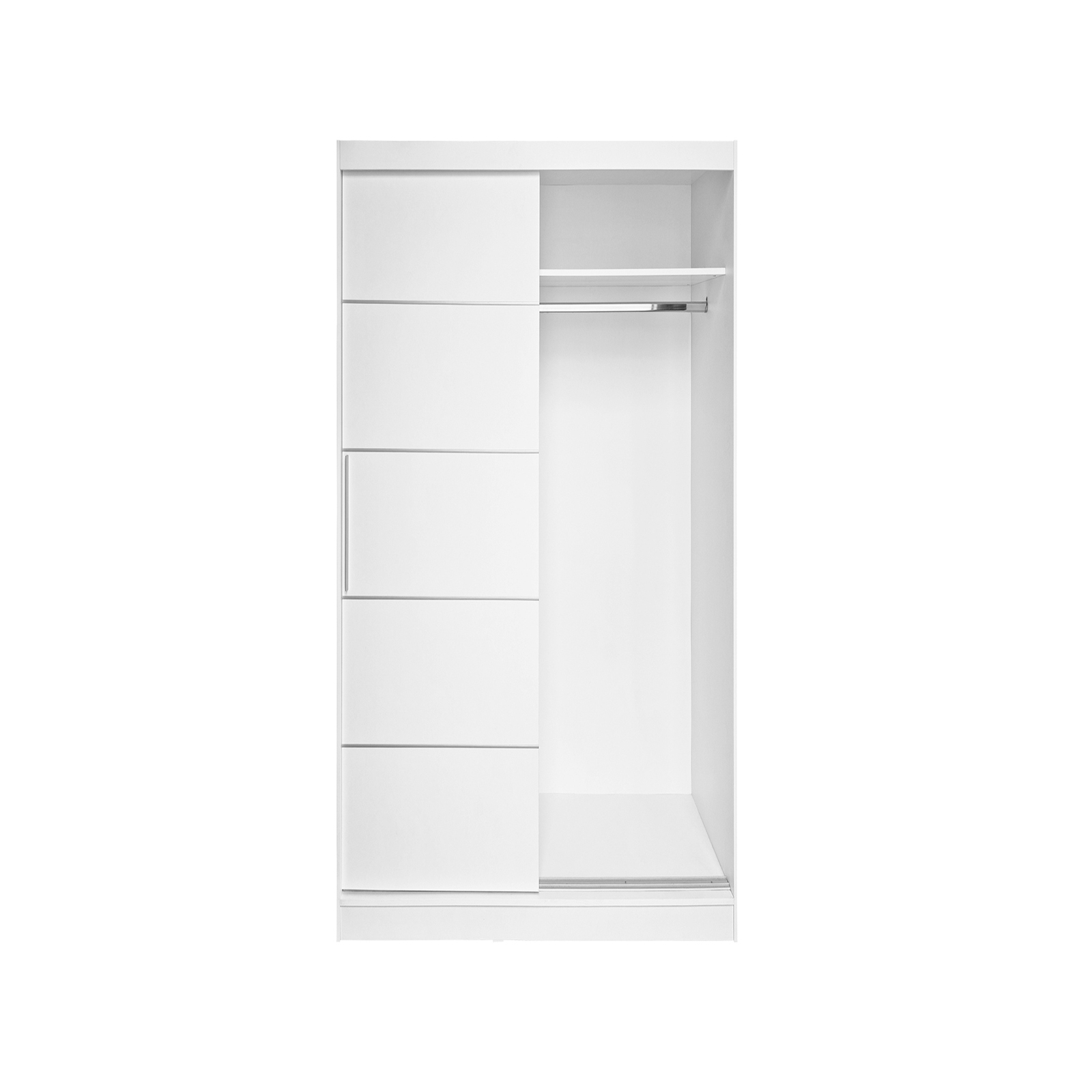 Dulapuri Albe - Dulap KOSS 03, cu usi glisante, 100x60x200 cm - ExpoMob