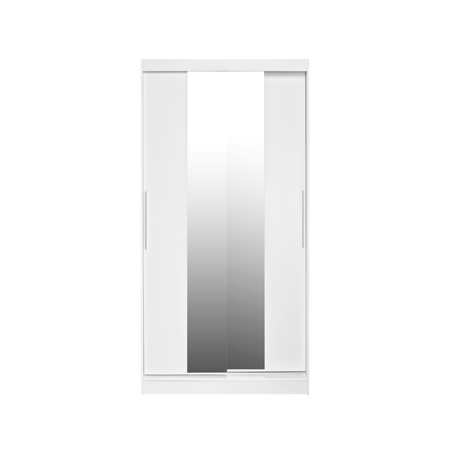 Dulapuri Albe - Dulap KOSS 04, cu usi glisante si oglinda, 100x60x200 cm - ExpoMob