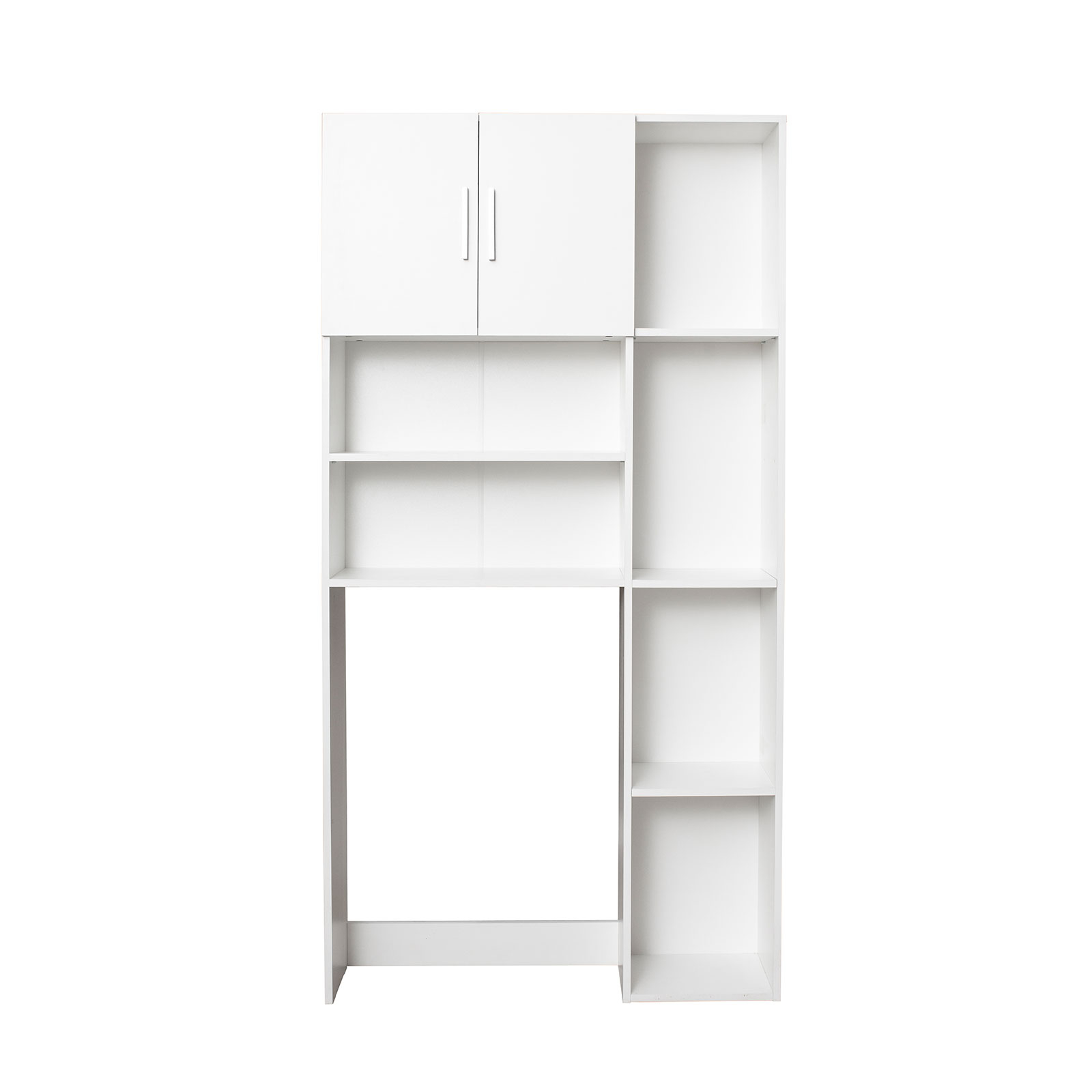 Dulapuri - Dulap masina de spalat XL, 2 usi, alb, 97x30x190 cm - ExpoMob