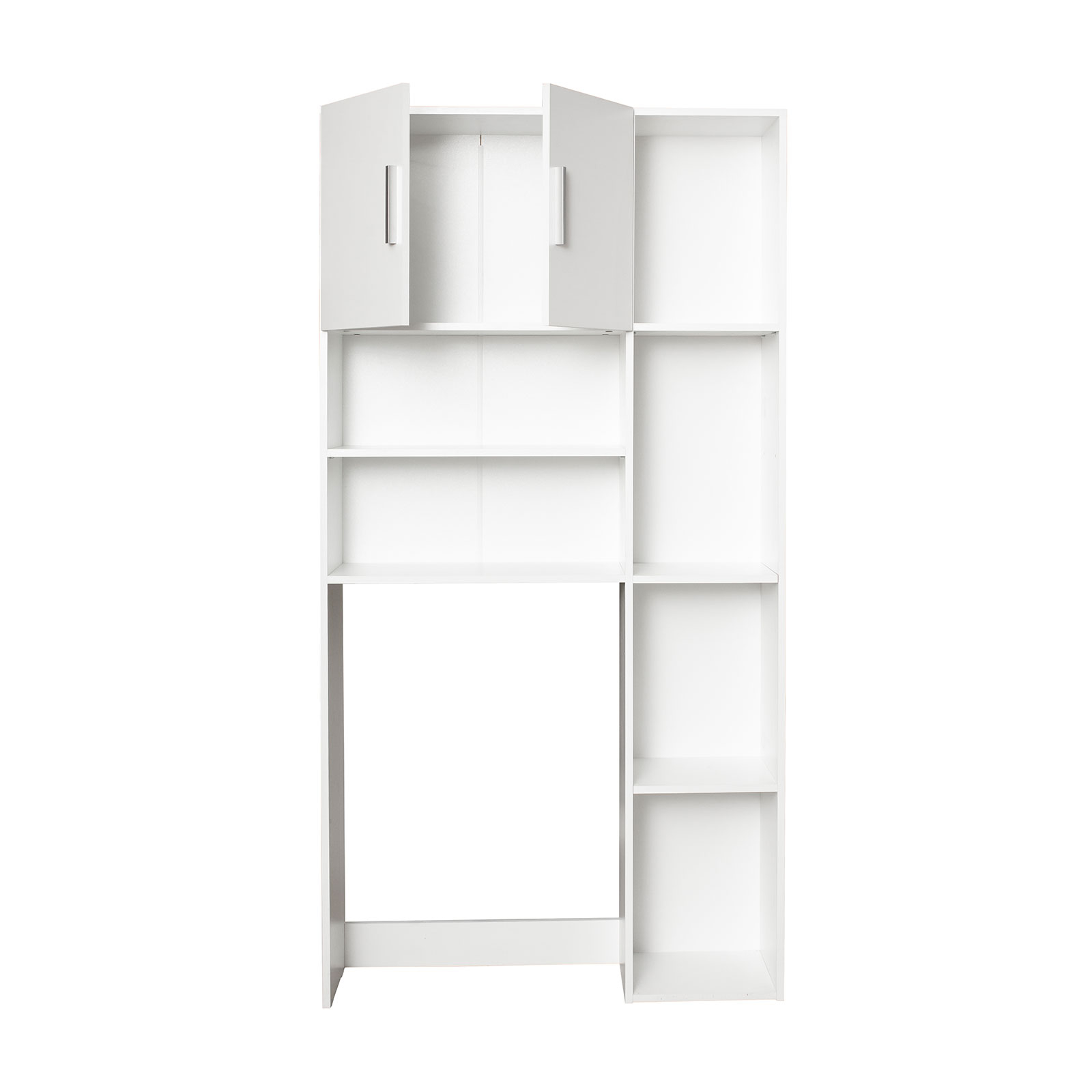Dulapuri - Dulap masina de spalat XL, 2 usi, alb, 97x30x190 cm - ExpoMob
