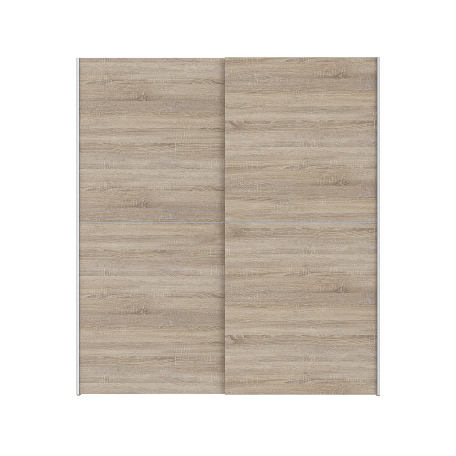 Dulapuri cu usi glisante - Dulap pentru haine W3NS82232-D30F, usi glisante, rafturi, bara de haine, sonoma, 170x61x190 cm - ExpoMob