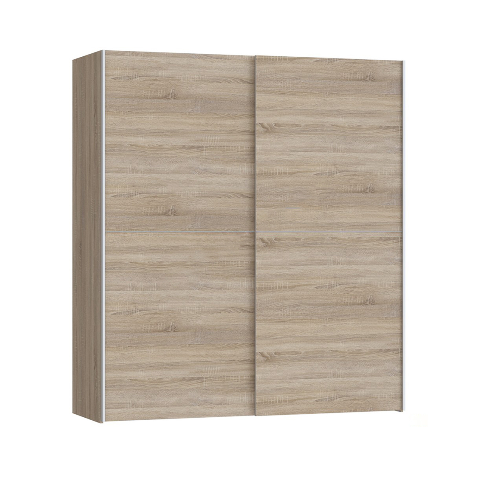 Dulapuri cu usi glisante - Dulap pentru haine W3NS82232-D30F, usi glisante, rafturi, bara de haine, sonoma, 170x61x190 cm - ExpoMob