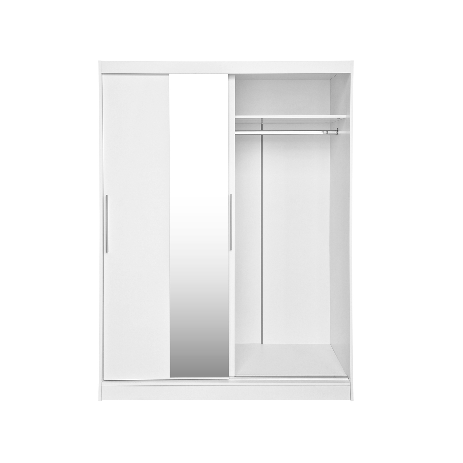 Dulapuri Albe - Dulap RODOS 04, usi glisante si oglinda, 150x60x200 cm - ExpoMob