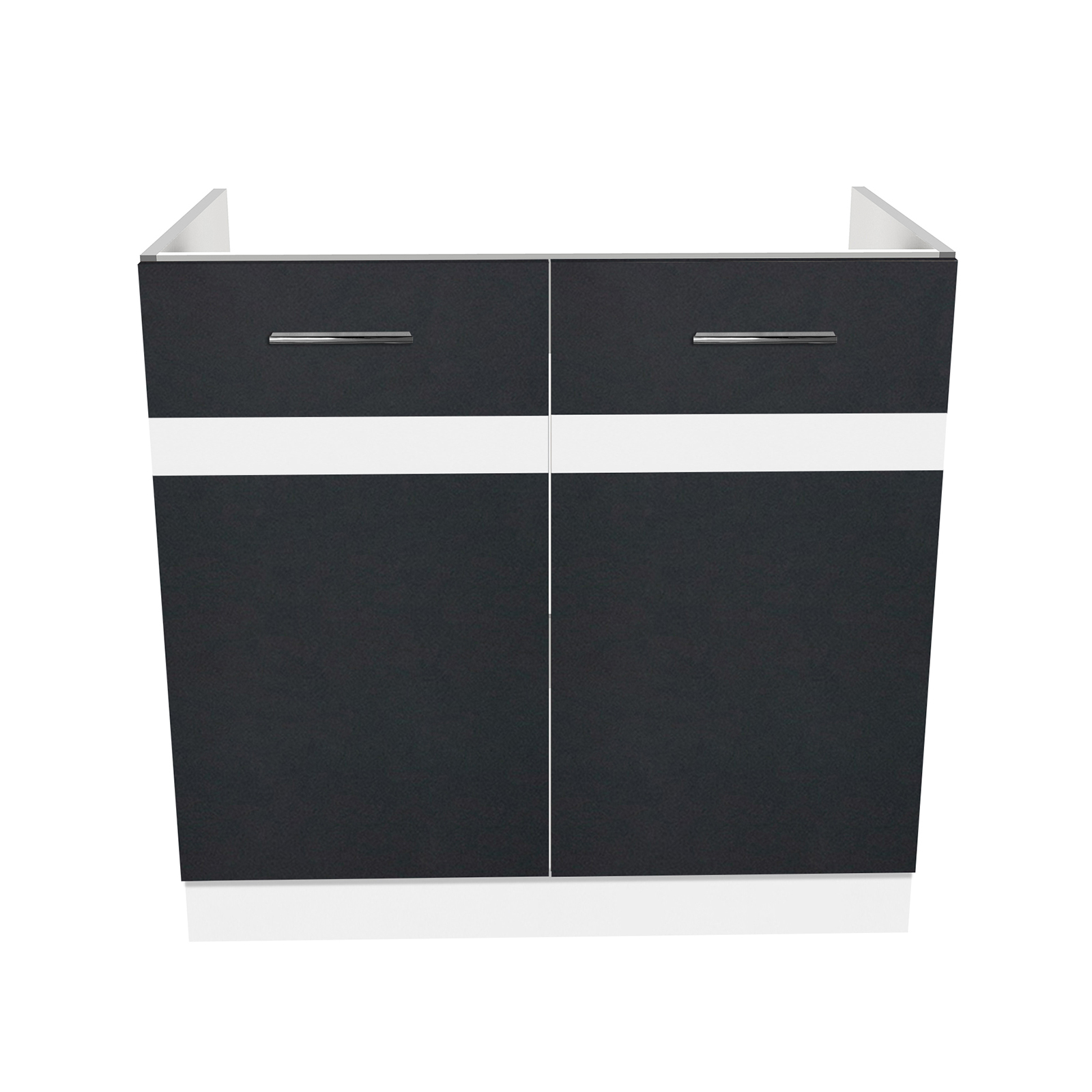 Promo - Masca chiuveta YANA, 2 usi, corp alb, 80x50x77 cm - ExpoMob