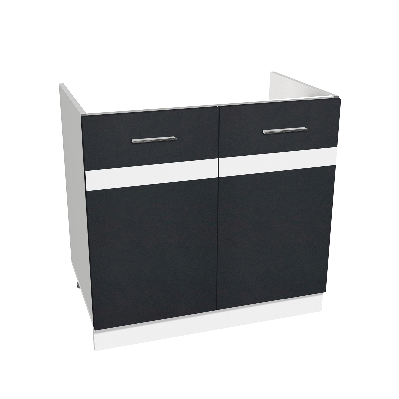 Promo - Masca chiuveta YANA, 2 usi, corp alb, 80x50x77 cm - ExpoMob
