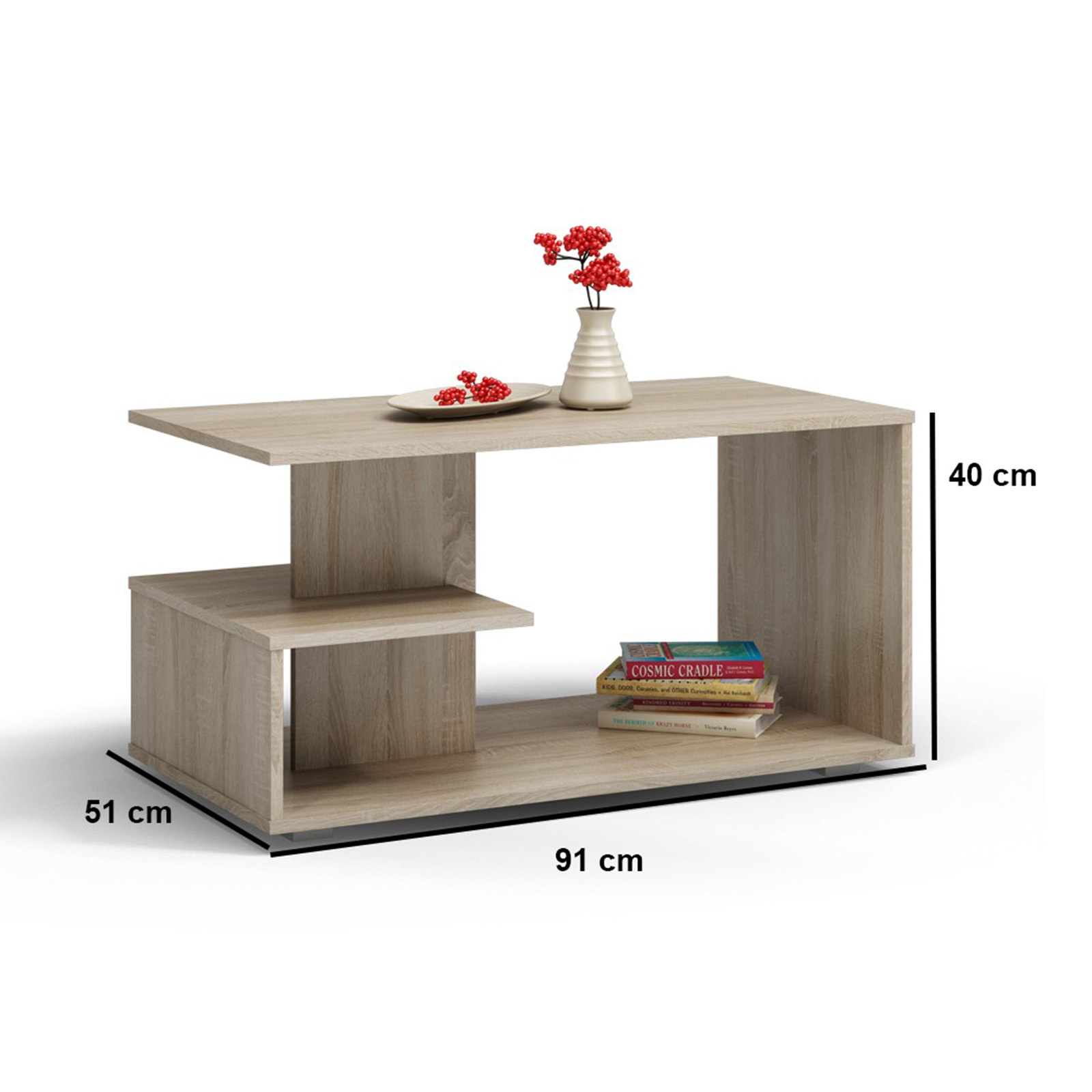 Masute Cafea - Masuta living TOLEDO, 90x51x40 cm - ExpoMob