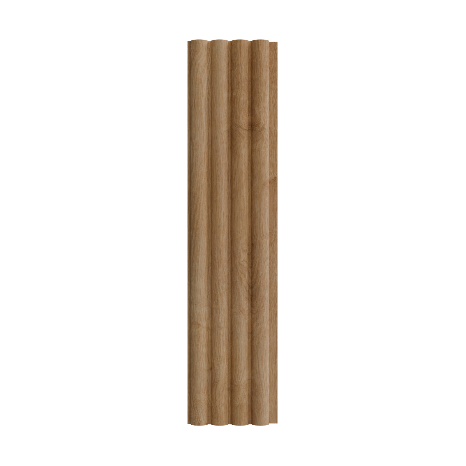 Riflaje decorative - Panou riflaj decorativ NATURAL, MDF, maro, 1,8x10x280 cm - ExpoMob