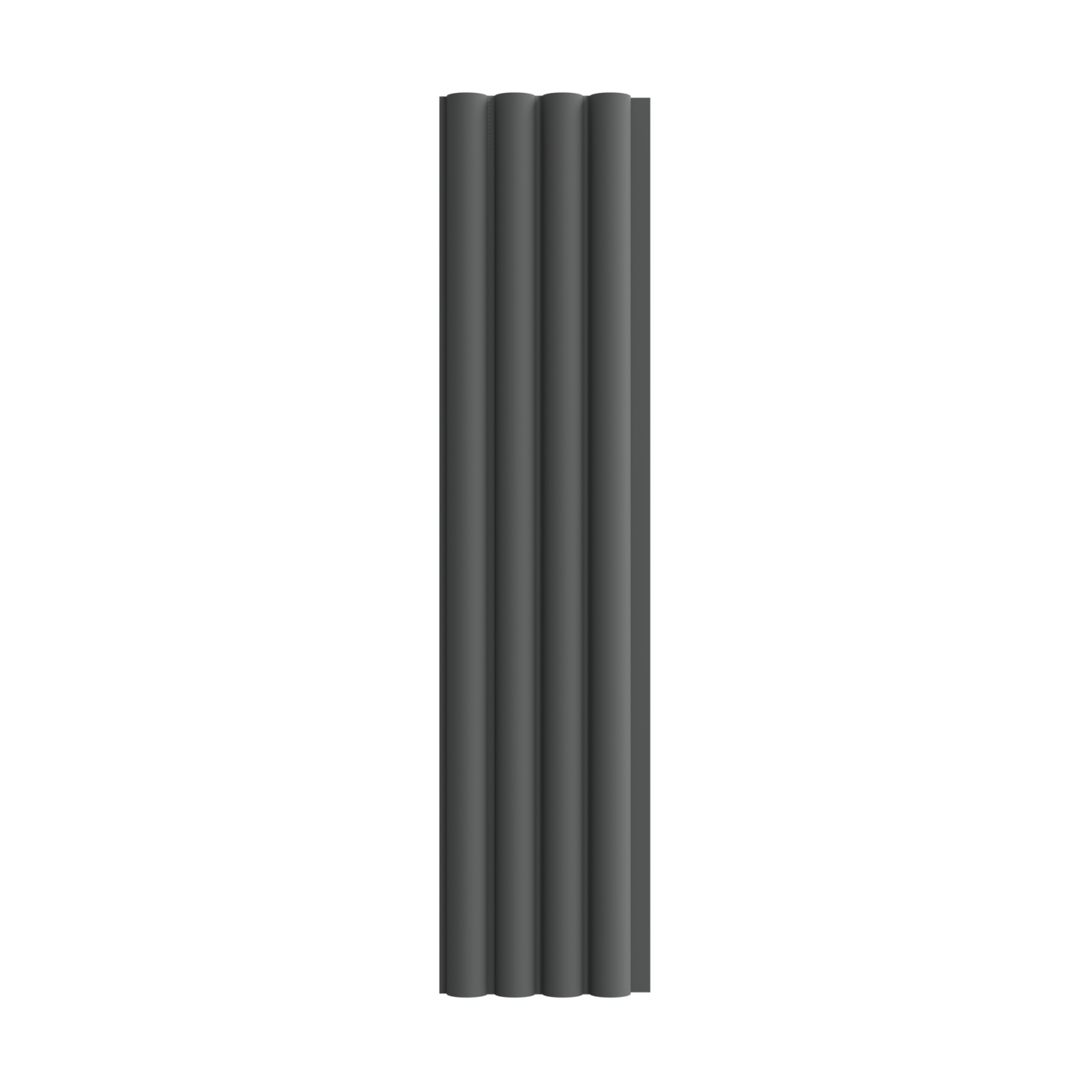 Riflaje decorative - Panou riflaj decorativ STONE, MDF, gri, 1,8x10x280 cm - ExpoMob