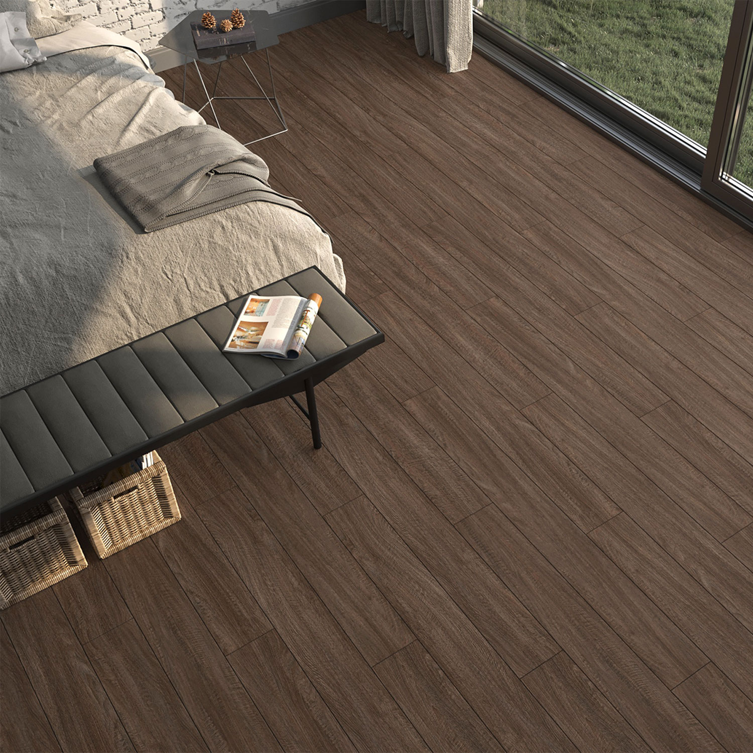 Parchet - Parchet laminat AR SLIM PALERMO 8MM AC4, 2.1942 mp / cutie, maro - ExpoMob