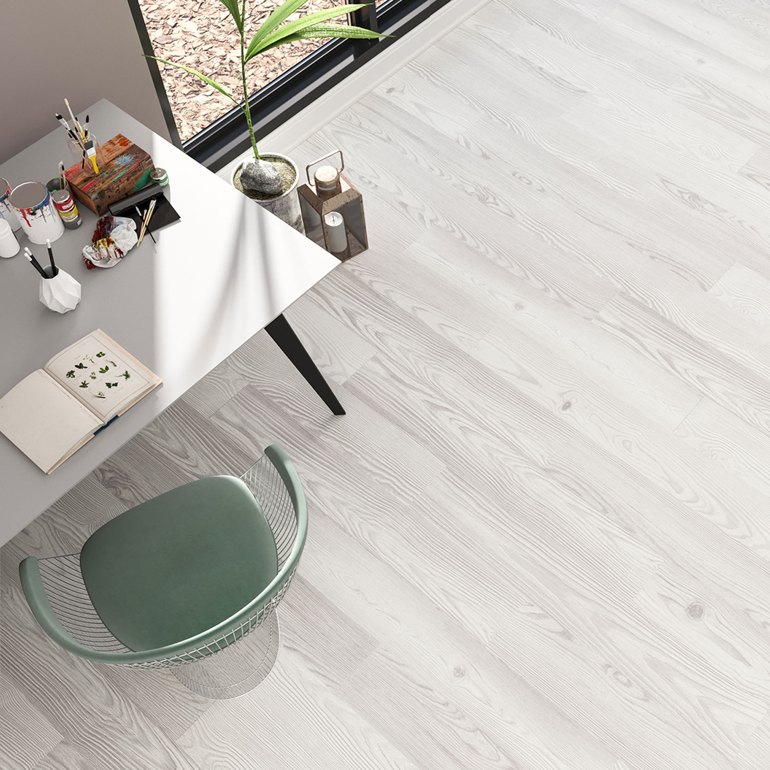 Parchet - Parchet laminat BL LILYUM 8mm AC3 CL31, 2.2920 mp / cutie, gri - ExpoMob