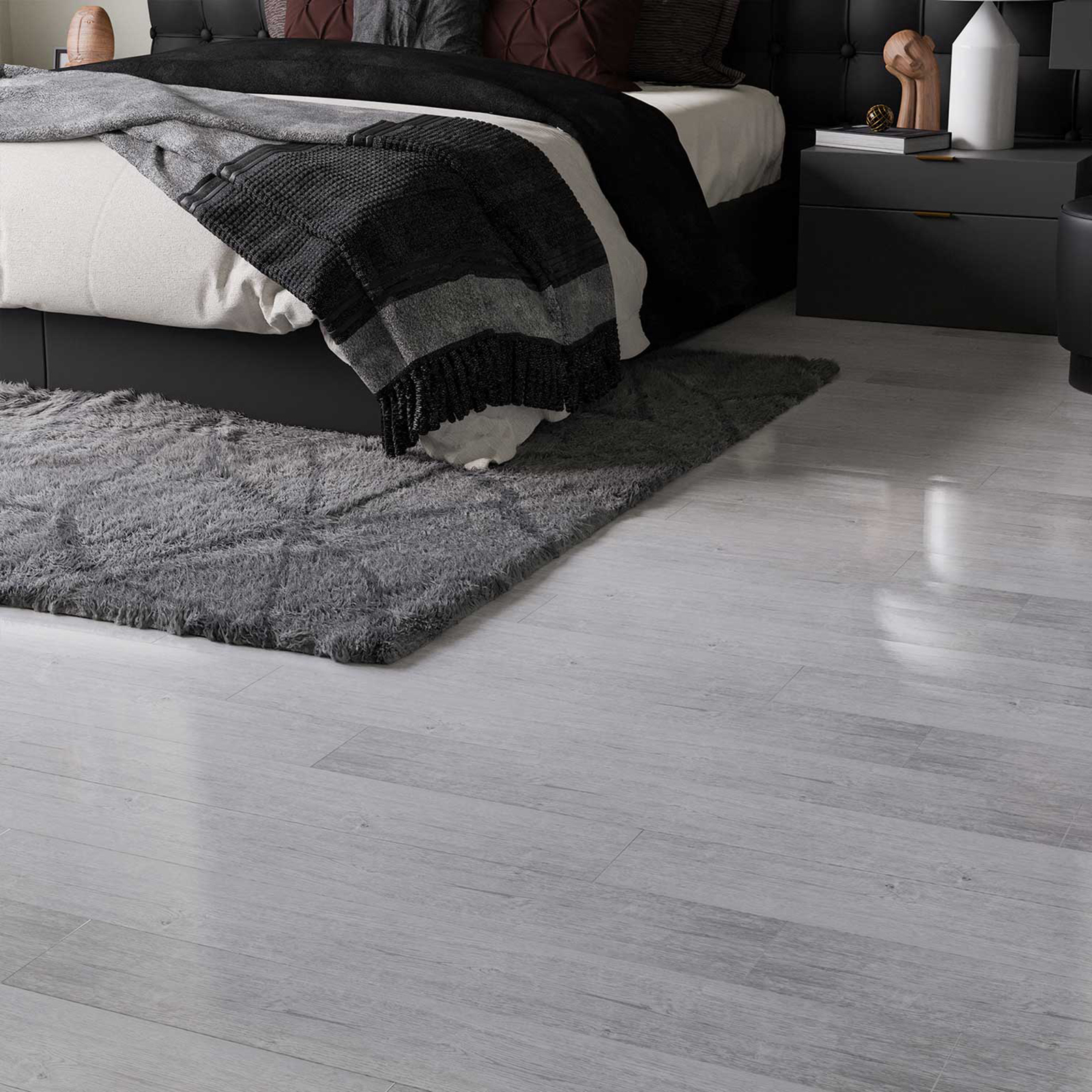 Parchet - Parchet laminat PF GREY OAK 12mm AC3, 1.6038 mp / cutie, gri - ExpoMob