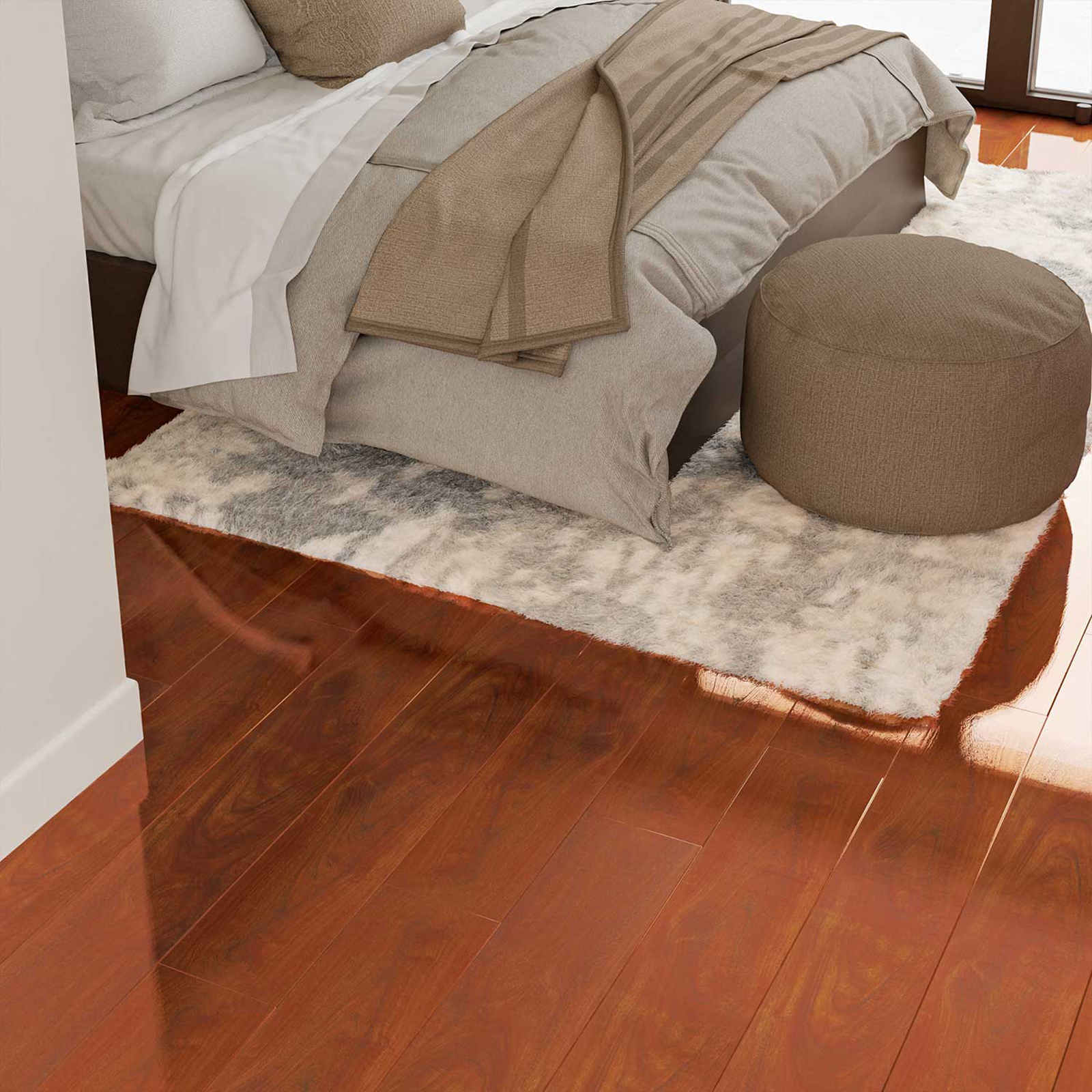 Parchet - Parchet laminat PF JATOBA 12mm AC3, 1.6038 mp / cutie, maro - ExpoMob