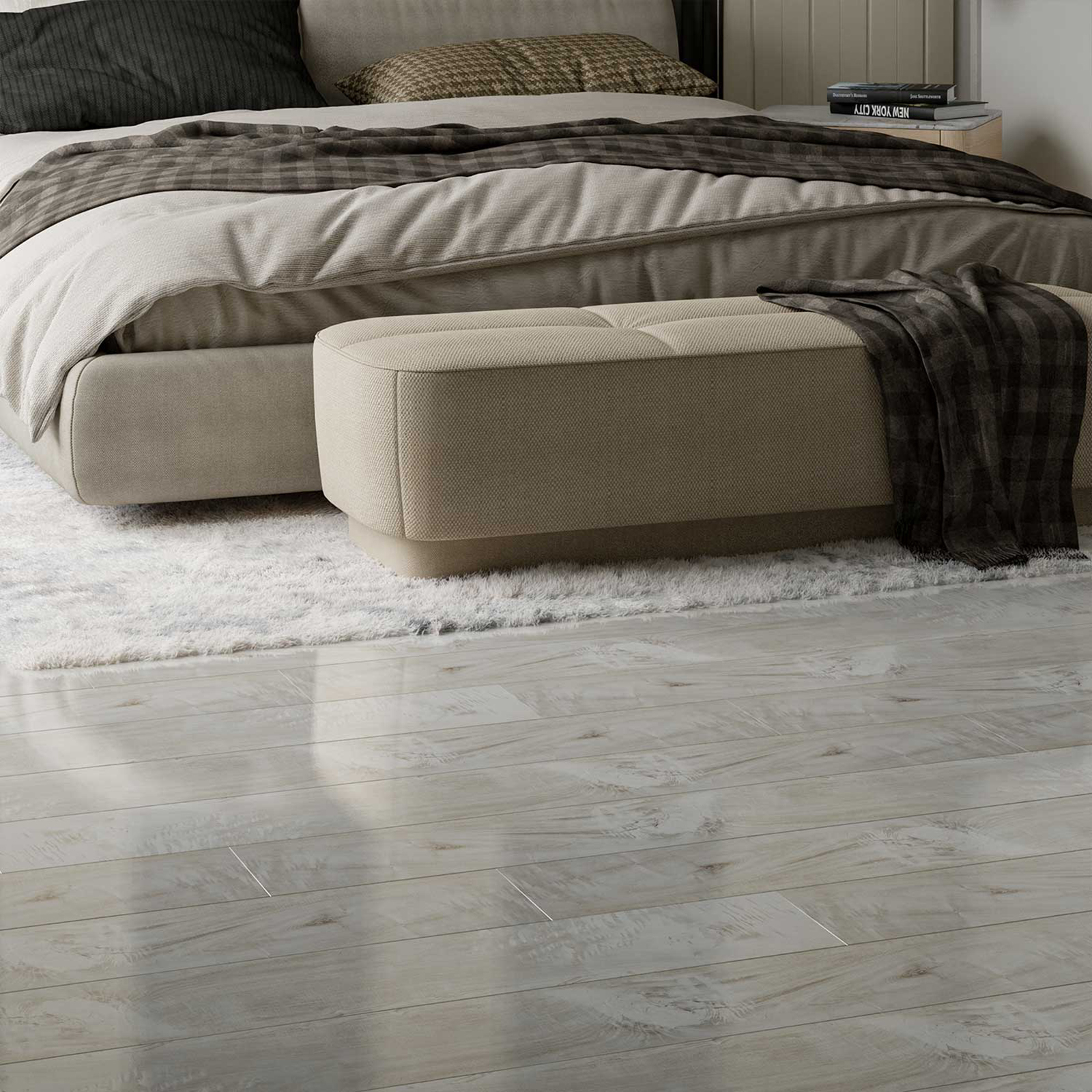 Parchet - Parchet laminat PF PIN NORDIC 12mm AC3, 1.6038 mp / cutie, gri - ExpoMob