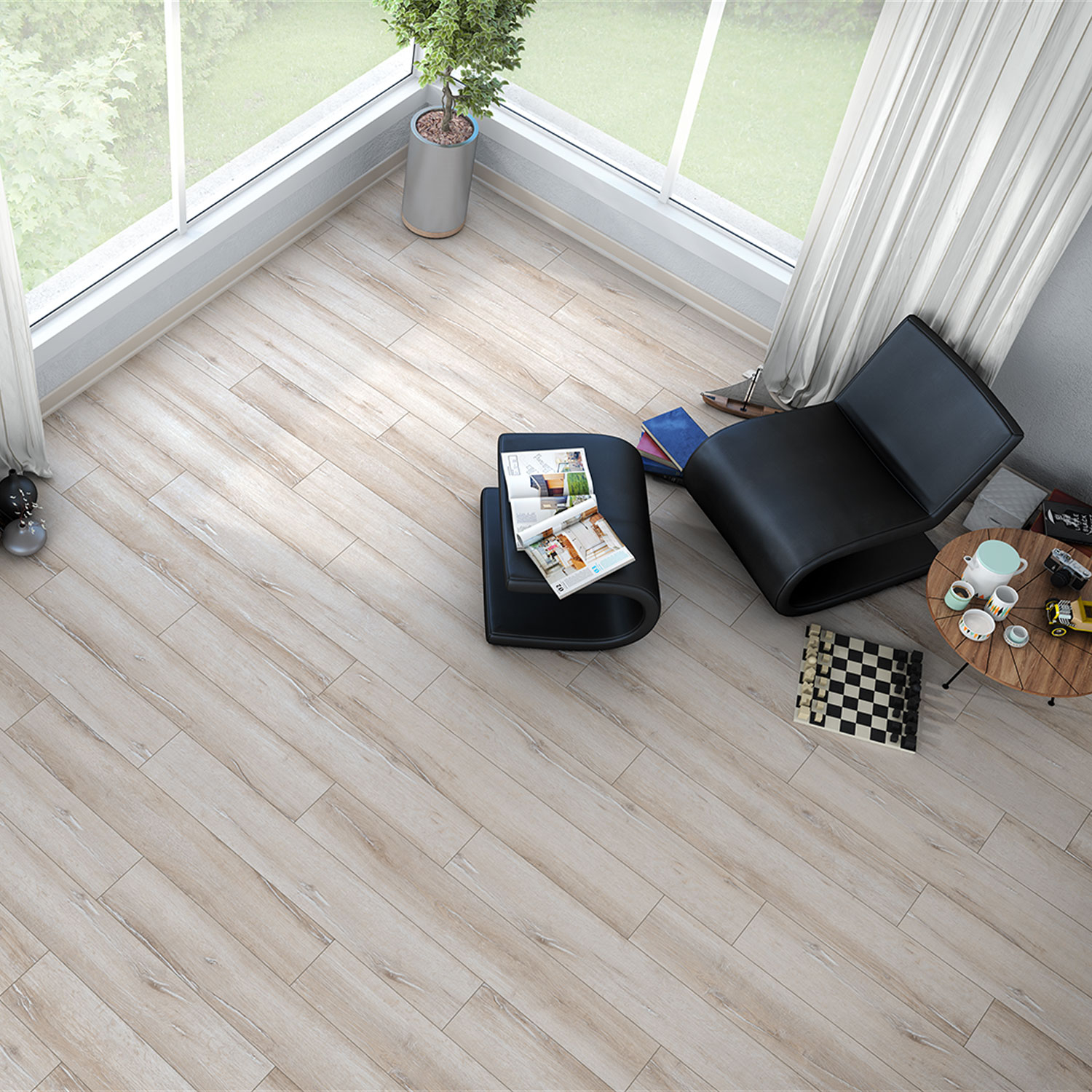 Amenajari Interioare - Parchet laminat NATURA LINE KANYON OAK PRK201 8MM AC4 CL32, 1.834 mp / cutie, beige - ExpoMob