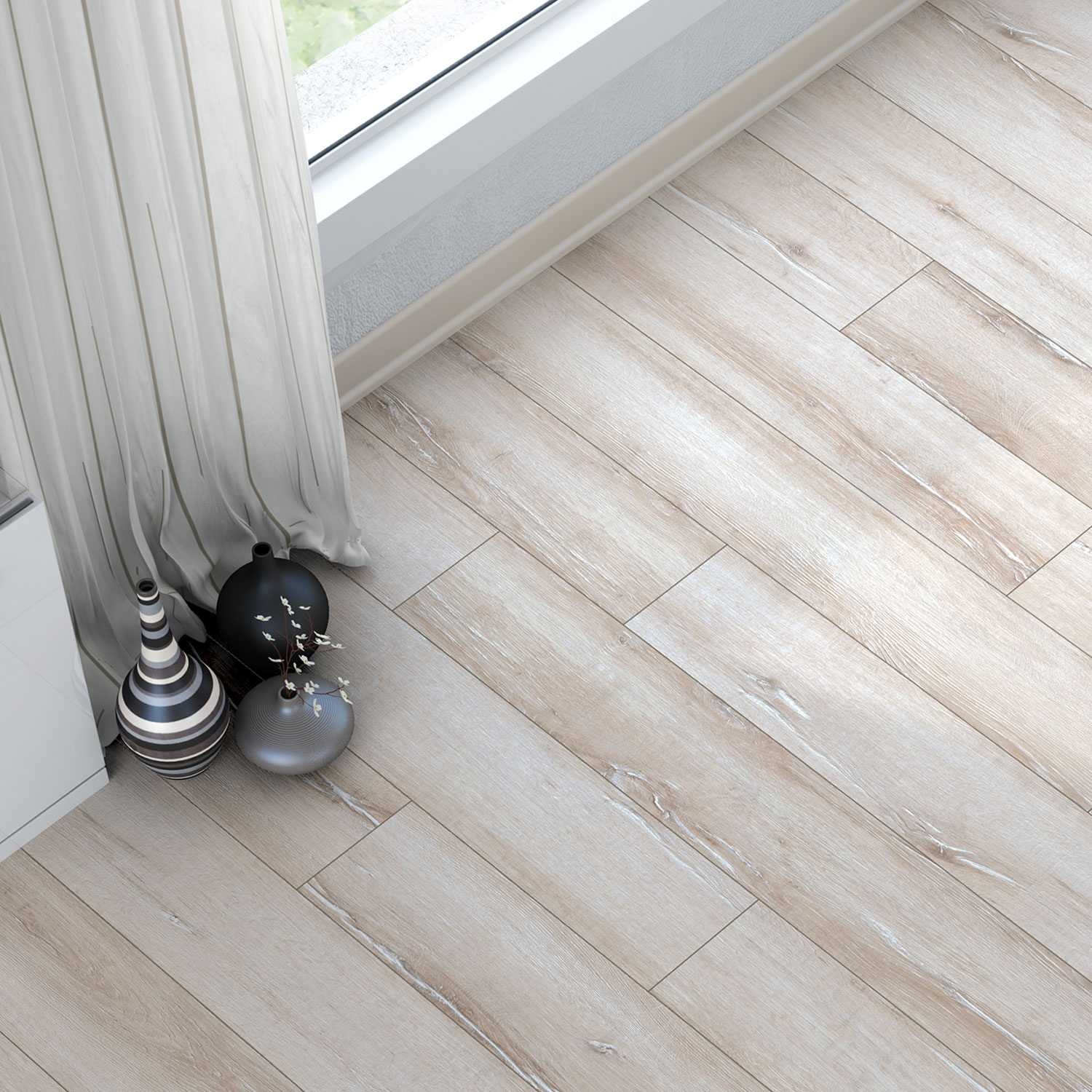 Amenajari Interioare - Parchet laminat NATURA LINE KANYON OAK PRK201 8MM AC4 CL32, 1.834 mp / cutie, beige - ExpoMob
