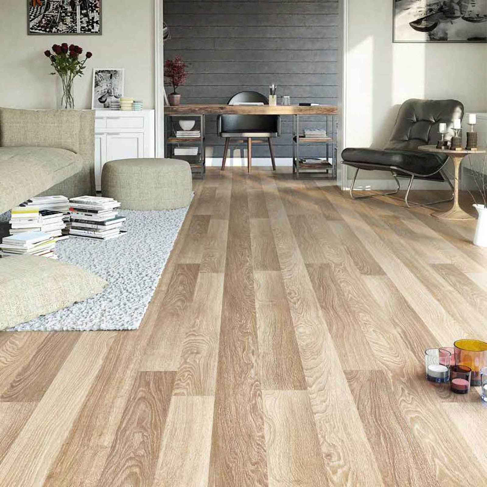 Parchet - Parchet laminat NS SIRAZ 8 MM AC4 CL32, 1.8336 mp / cutie, beige - ExpoMob