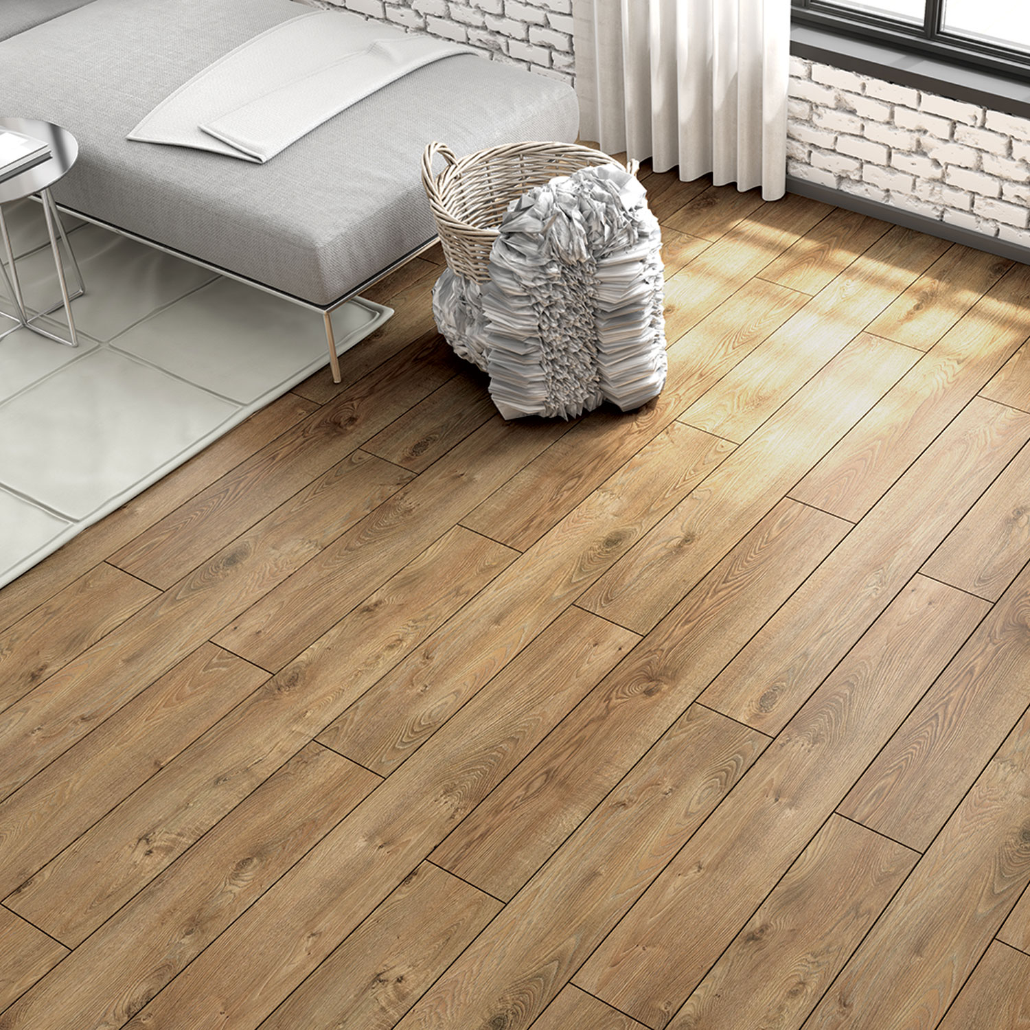Parchet - Parchet laminat EF ATLAS 12MM CL33 AC5, 1.3550 mp / cutie, maro - ExpoMob