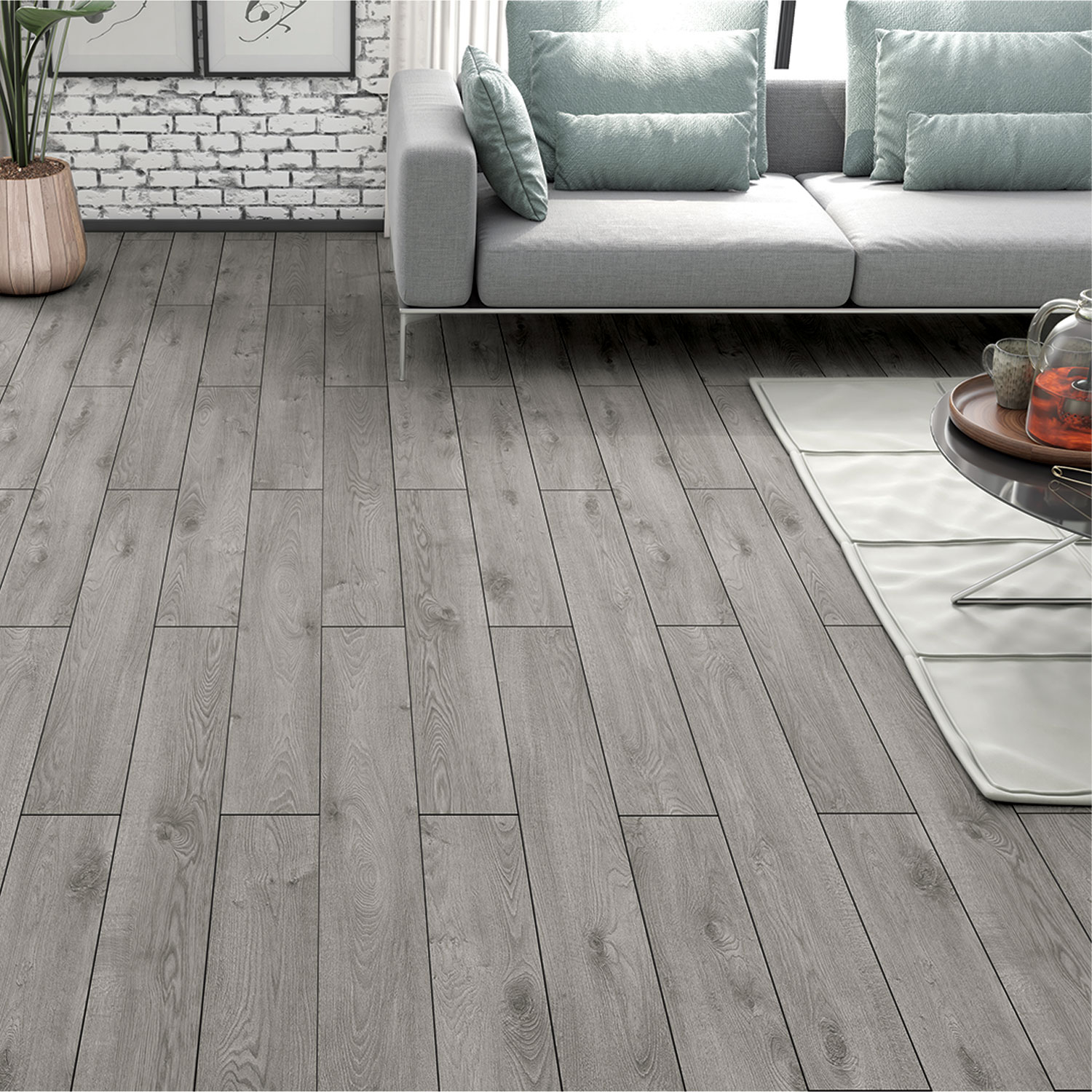 Parchet - Parchet laminat EF ELBRUZ 12MM CL33 AC5, 1.3550 mp / cutie, gri - ExpoMob