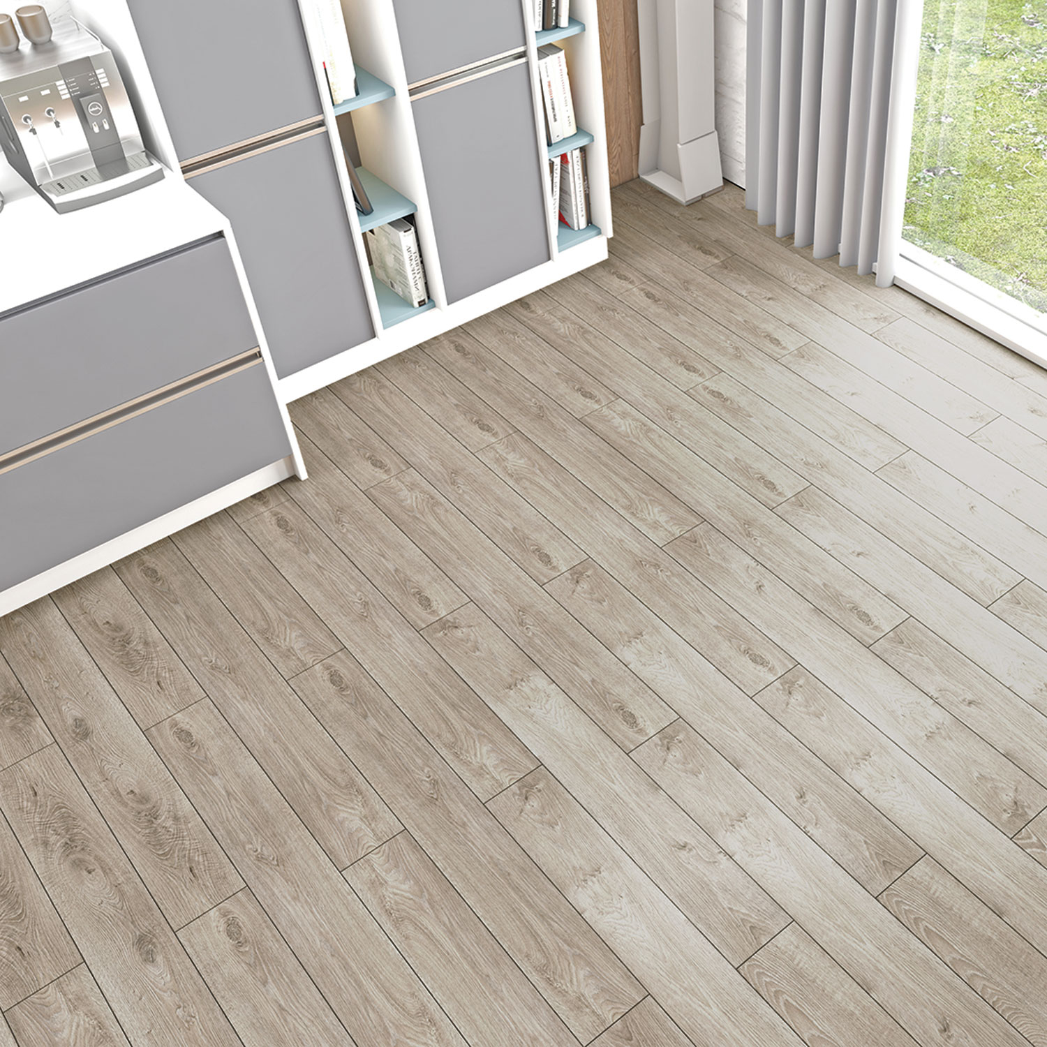 Parchet - Parchet laminat EF LOGAN 12MM CL33 AC5, 1.3550 mp / cutie, beige - ExpoMob