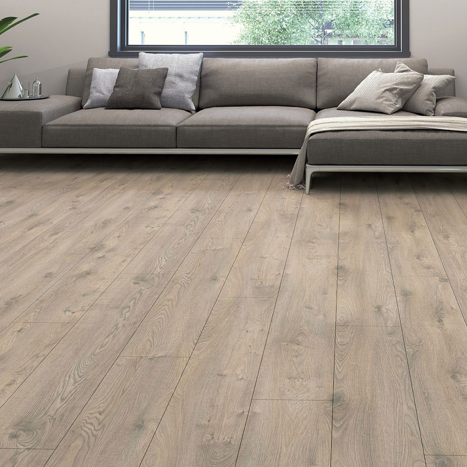 Parchet - Parchet laminat EF TIBET 12MM CL33 AC5, 1.3550 mp / cutie, beige - ExpoMob