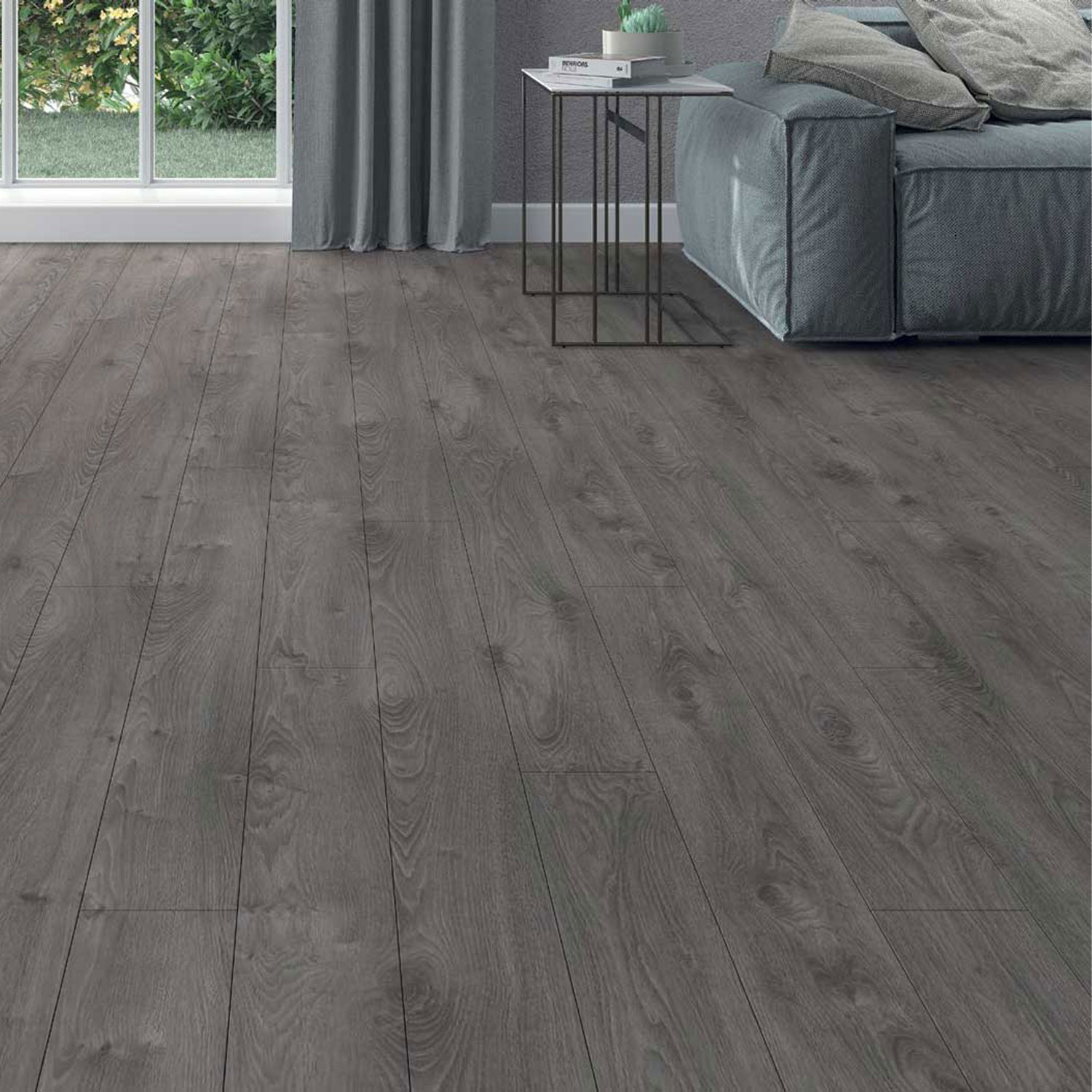 Parchet - Parchet laminat EF TOROS 12MM CL 33 AC5, 1.3550 mp / cutie, maro - ExpoMob