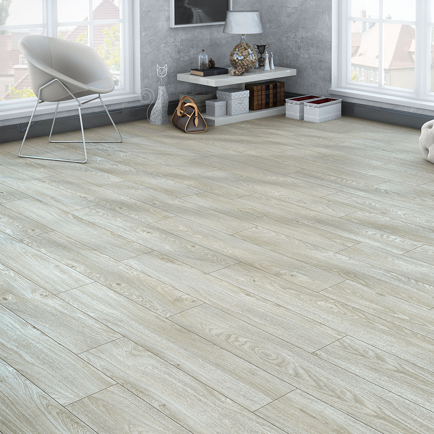 Amenajari Interioare - Parchet laminat NL TUNA 8MM AC4 CL32, 1.8340 mp / cutie, beige - ExpoMob