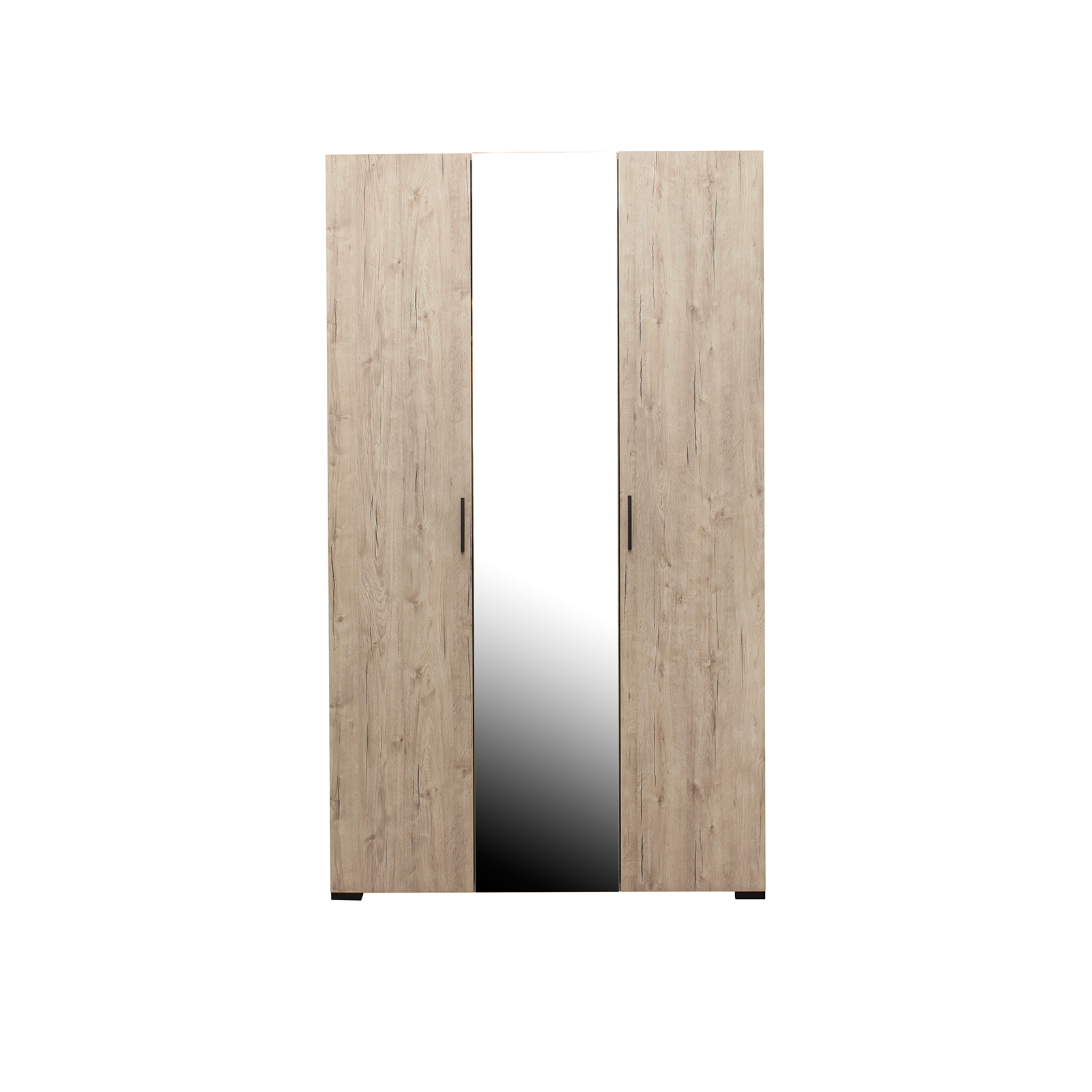 Dormitoare - Set dormitor ECONO, 5 piese, pat 140x200 cm, dulap 3 usi, comoda, 2 noptiere, sherwood + gri - ExpoMob