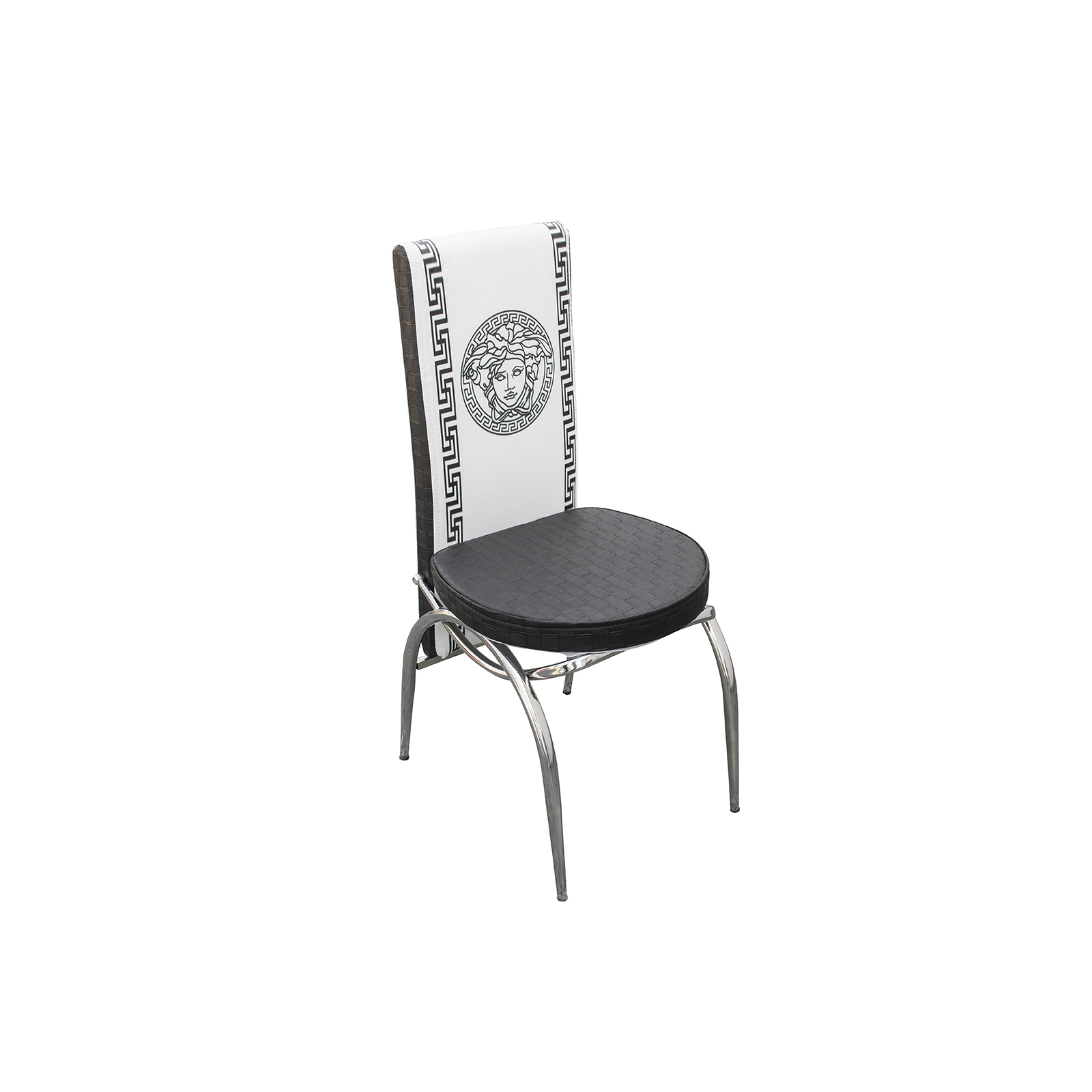 Mese si Scaune - Set Lara, masa extensibila cu 6 scaune print, 130/165x80x79 cm - ExpoMob