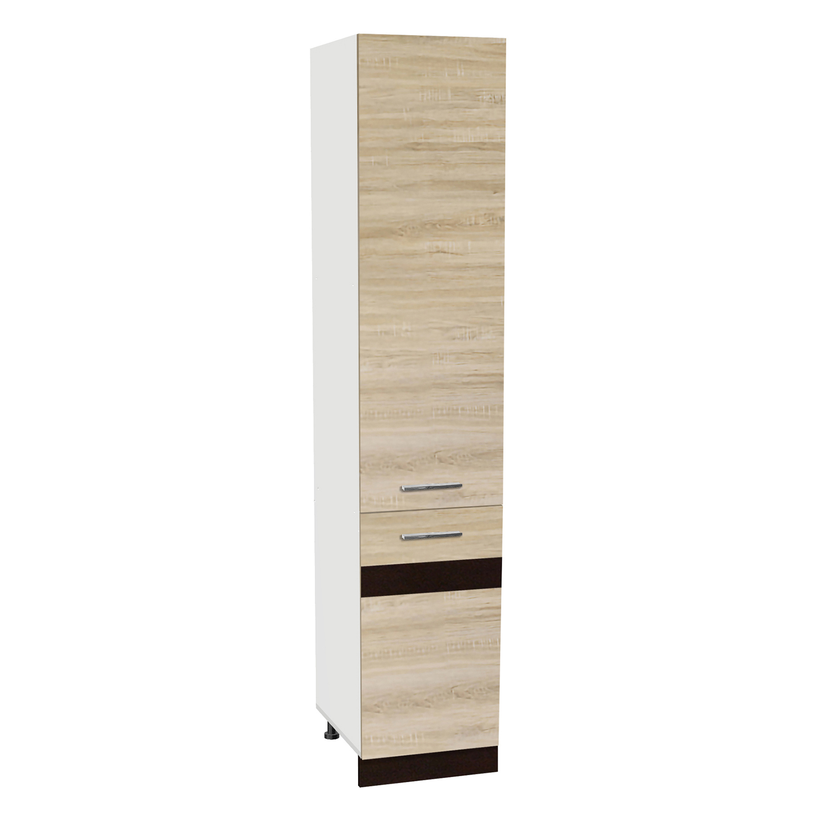Mobila Alba - Soldat 40 YANA, 2 usi, corp alb, 40x60x200 cm - ExpoMob