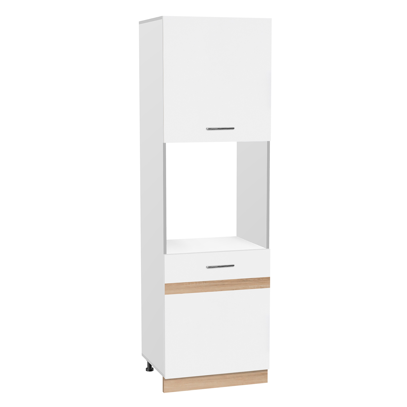 Promo - Soldat 60 cu gol cuptor YANA, 2 usi, corp alb, 60x60x200 cm - ExpoMob