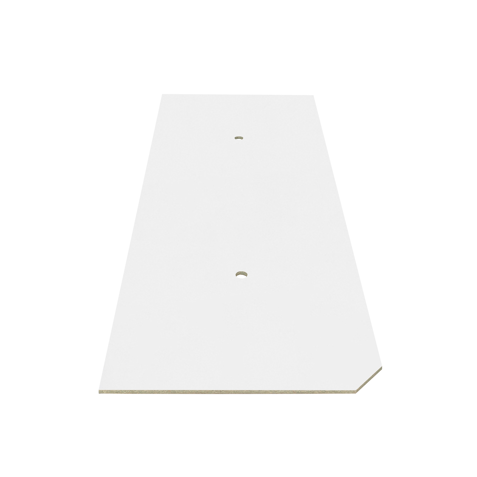 Mobilier Dormitor - Suport saltea de pat cu orificii aerisire, PAL, alb, 60x200 cm - ExpoMob