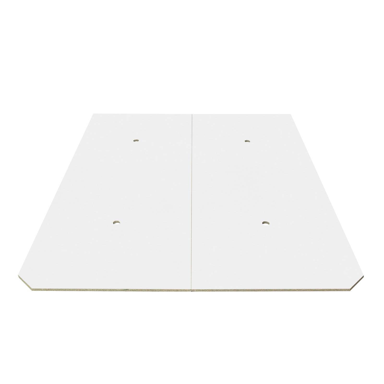 Somiere PAL - Suport saltea de pat cu orificii aerisire, PAL, alb, 180x200 cm - ExpoMob