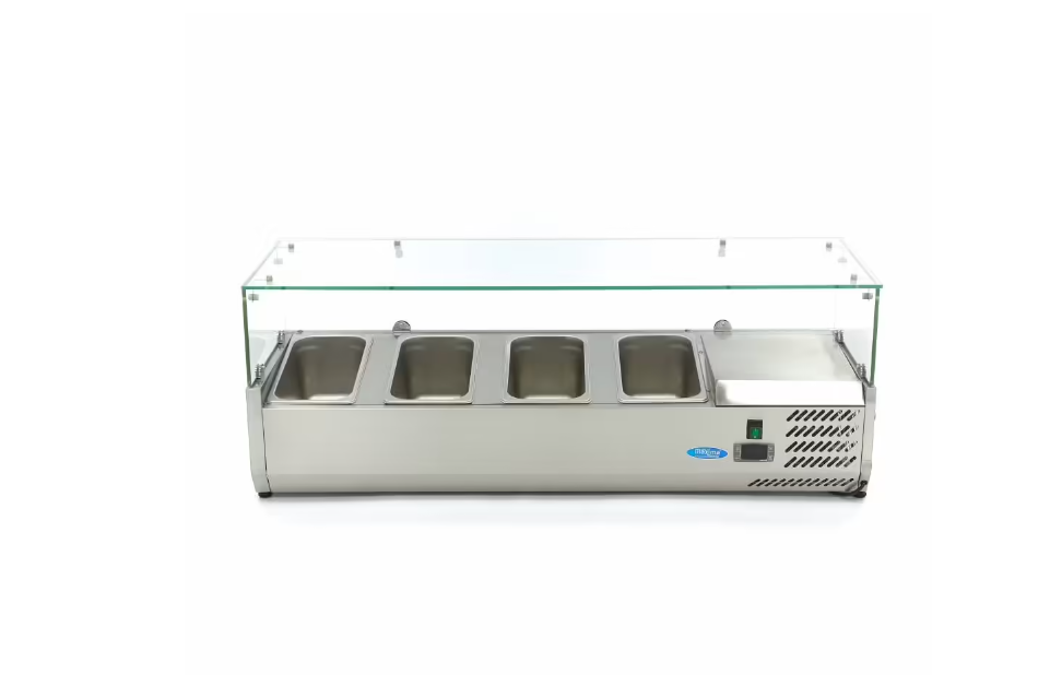 Vitrina frigorifica de sticla 4 x GN 1/3 120x44 cm [2]