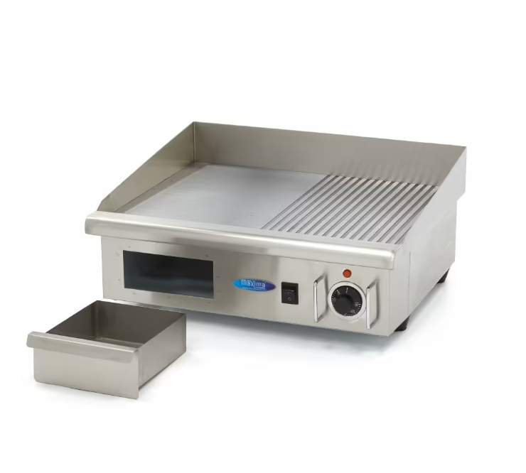 Grill electric neted striat 55 cm, 3000W [5]