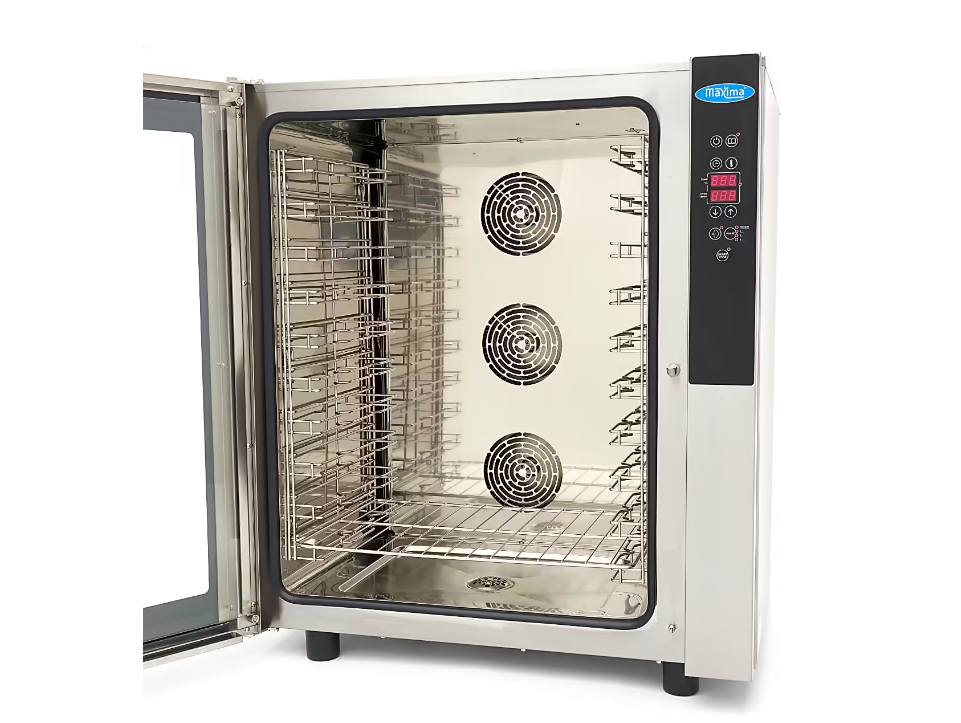 Cuptor electric digital cu aburi, potrivit pentru 10 tavi (60x40cm), 11800W [6]