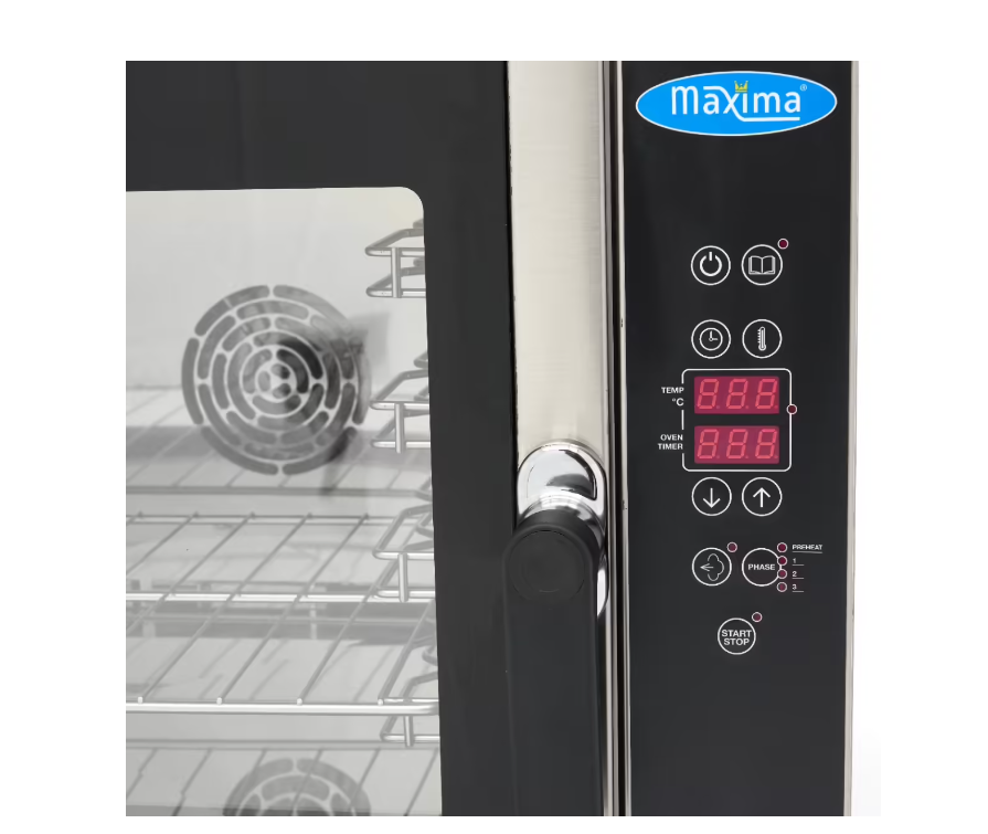 Cuptor electric digital cu aburi, potrivit pentru 4 tavi (60x40cm), 6500W [8]