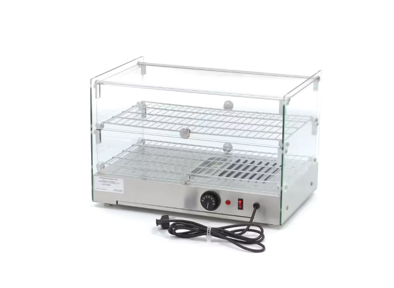 Vitrina calda cu 2 rafturi 55x38 cm, 50 litri [4]