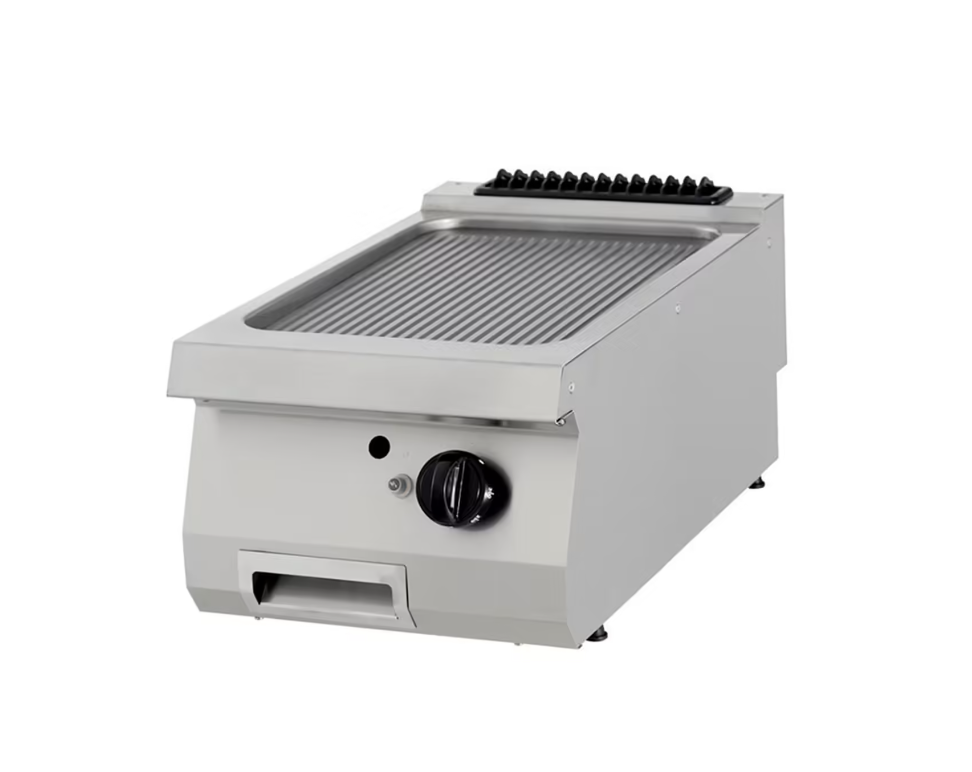 Grill profesional pe gaz striat 9000W, 90x40 cm [1]