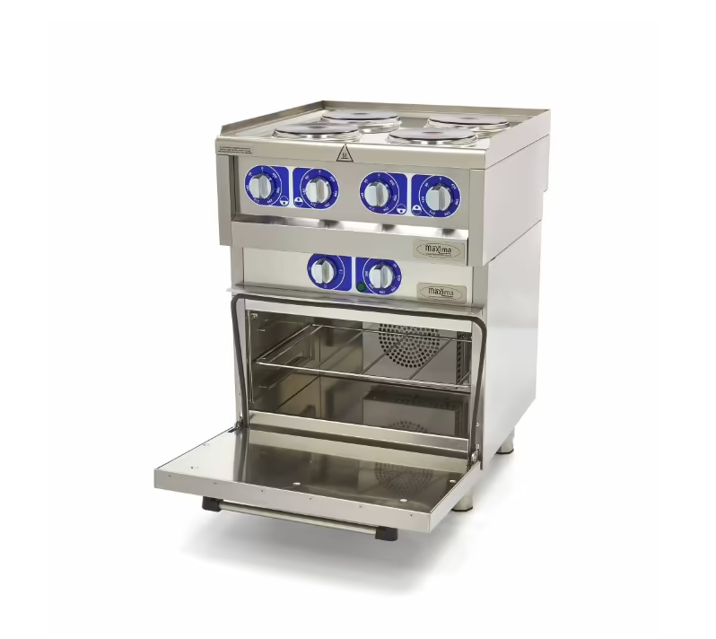 Aragaz profesional, cuptor electric 10000W, 60x60 cm [2]