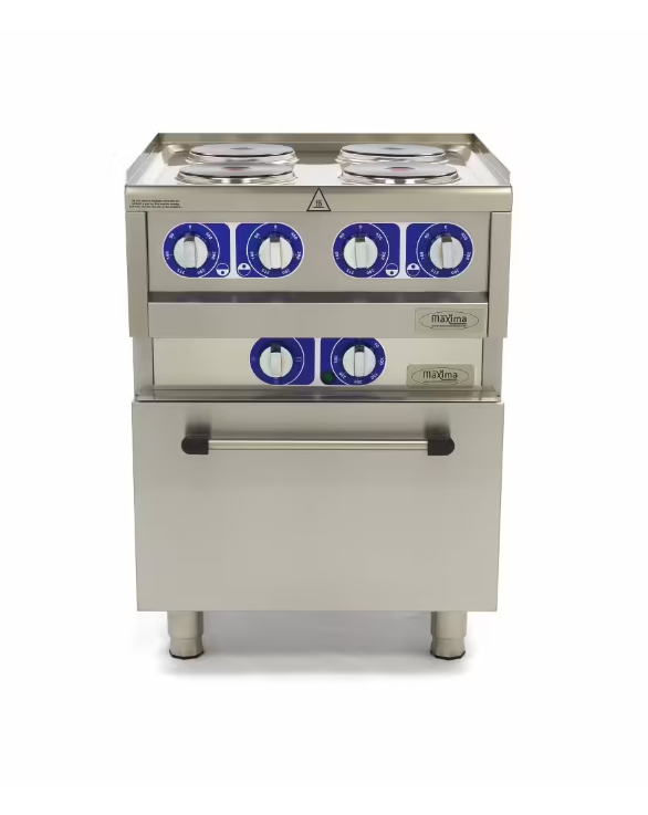 Aragaz profesional, cuptor electric 10000W, 60x60 cm [3]