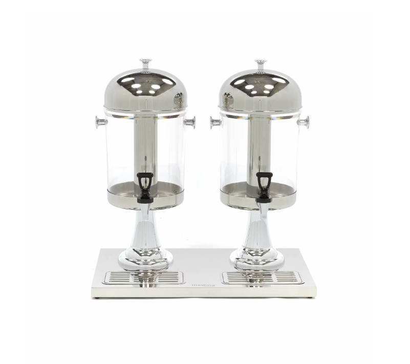Dozator de bauturi din inox cu tub de racire, capacitate 2x8 litri [8]