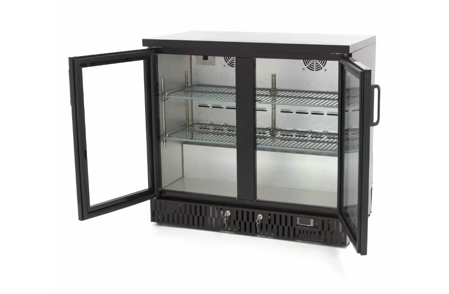 Vitrina frigorifica pentru bar cu 2 usi, 227 litri [6]