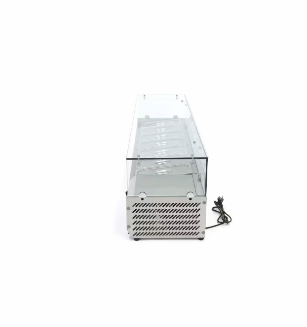 Vitrina frigorifica de sticla 7 x GN 1/3 160x44 cm [5]