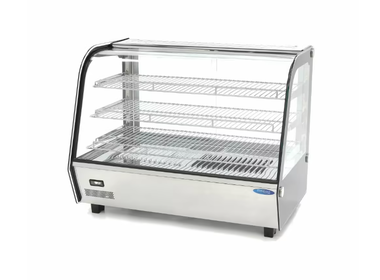 Vitrina calda cu 3 rafturi 86x67 cm, 160 litri [1]