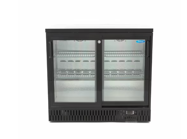 Vitrina frigorifica pentru bar cu 2 usi glisante, 227 litri [5]