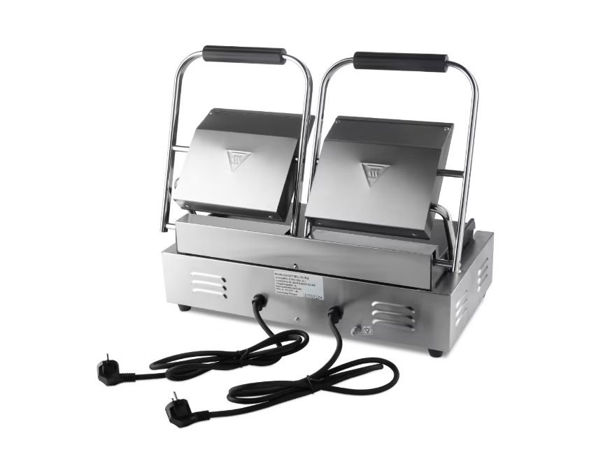 Grill electric dublu neted 22 cm, 1800W [8]
