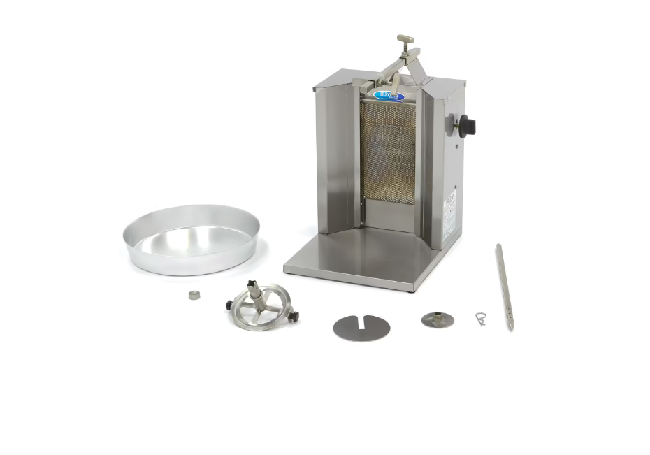 Aparat de kebab/shaorma pe gaz cu 1 arzator, 10 kg de carne [2]