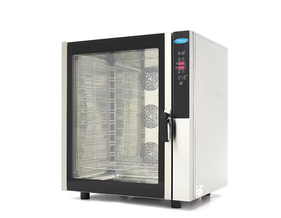 Cuptor electric digital cu aburi, potrivit pentru 10 tavi (60x40cm), 11800W [1]