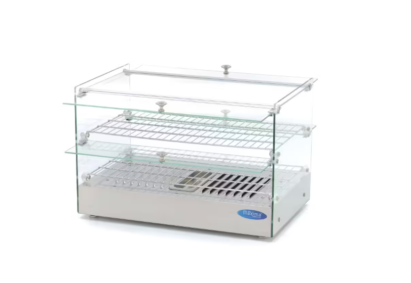 Vitrina calda cu 2 rafturi 55x38 cm, 50 litri [1]