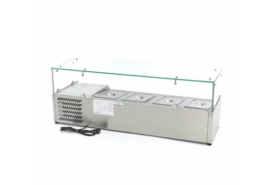 Vitrina frigorifica de sticla 4 x GN 1/3 120x44 cm [4]